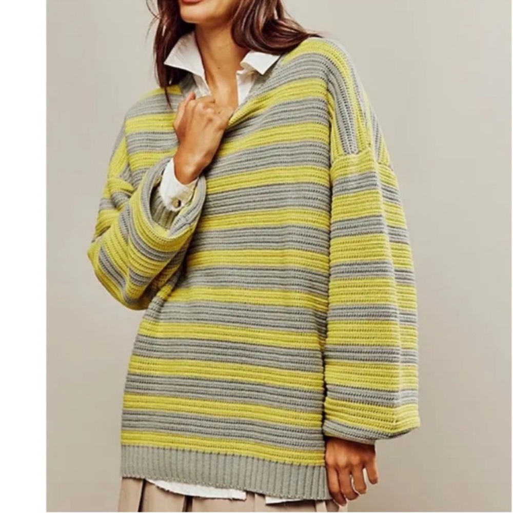 NWOT Free People Links Pullover, XS
